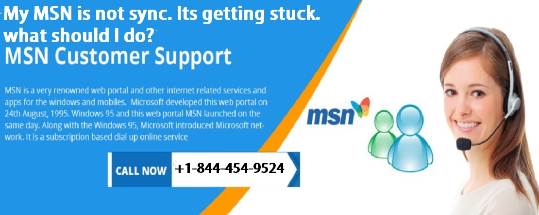 My MSN is Not Sync. Its getting Stuck. What should I do?